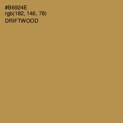 #B6924E - Driftwood Color Image