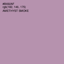 #B692AF - Amethyst Smoke Color Image