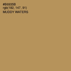 #B6935B - Muddy Waters Color Image