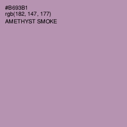 #B693B1 - Amethyst Smoke Color Image