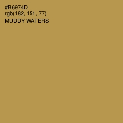 #B6974D - Muddy Waters Color Image