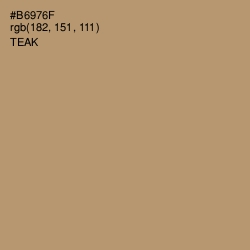 #B6976F - Teak Color Image