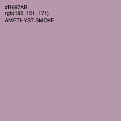 #B697AB - Amethyst Smoke Color Image