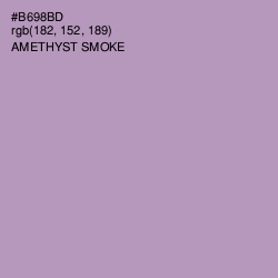 #B698BD - Amethyst Smoke Color Image