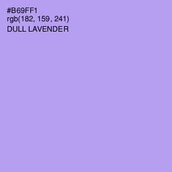 #B69FF1 - Dull Lavender Color Image