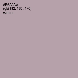 #B6A0AA - Shady Lady Color Image