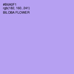 #B6A0F1 - Biloba Flower Color Image