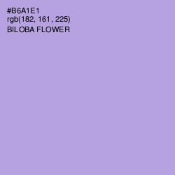 #B6A1E1 - Biloba Flower Color Image