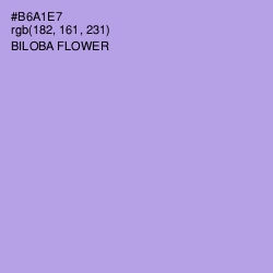 #B6A1E7 - Biloba Flower Color Image