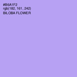 #B6A1F2 - Biloba Flower Color Image