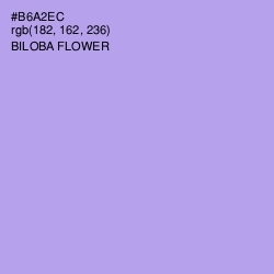 #B6A2EC - Biloba Flower Color Image
