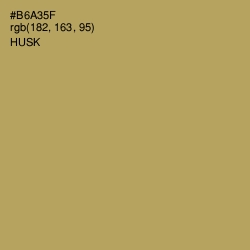 #B6A35F - Husk Color Image