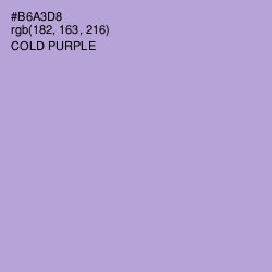 #B6A3D8 - Cold Purple Color Image