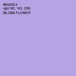 #B6A3E4 - Biloba Flower Color Image