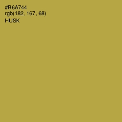 #B6A744 - Husk Color Image