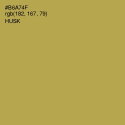 #B6A74F - Husk Color Image