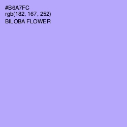 #B6A7FC - Biloba Flower Color Image
