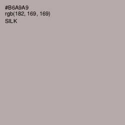 #B6A9A9 - Silk Color Image