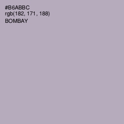 #B6ABBC - Bombay Color Image