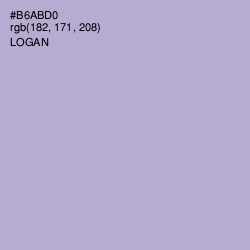 #B6ABD0 - Logan Color Image