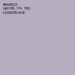 #B6AEC0 - London Hue Color Image