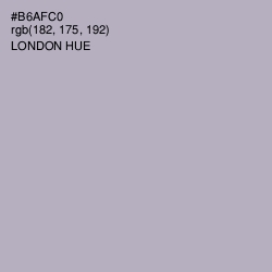 #B6AFC0 - London Hue Color Image