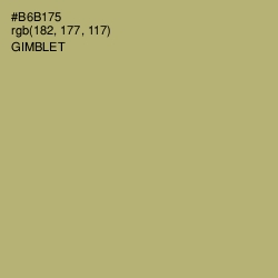 #B6B175 - Gimblet Color Image