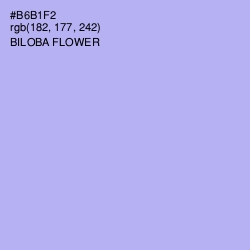 #B6B1F2 - Biloba Flower Color Image