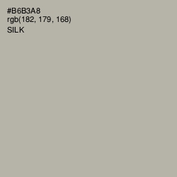 #B6B3A8 - Silk Color Image