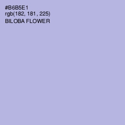 #B6B5E1 - Biloba Flower Color Image