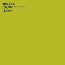 #B6BB25 - Lucky Color Image