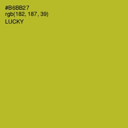 #B6BB27 - Lucky Color Image