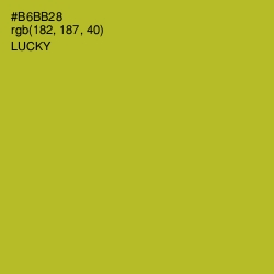 #B6BB28 - Lucky Color Image