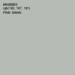 #B6BBB5 - Pink Swan Color Image