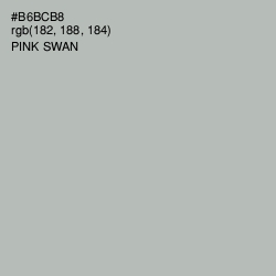 #B6BCB8 - Pink Swan Color Image