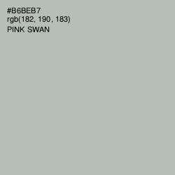 #B6BEB7 - Pink Swan Color Image