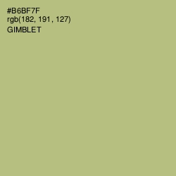 #B6BF7F - Gimblet Color Image