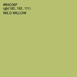 #B6C06F - Wild Willow Color Image