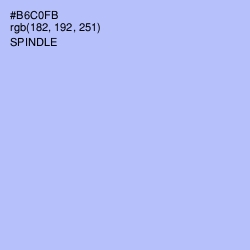 #B6C0FB - Spindle Color Image