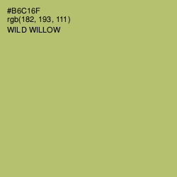 #B6C16F - Wild Willow Color Image