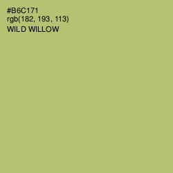 #B6C171 - Wild Willow Color Image