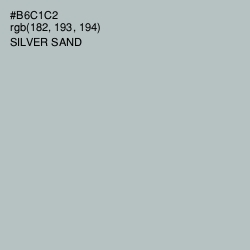 #B6C1C2 - Silver Sand Color Image