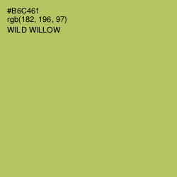 #B6C461 - Wild Willow Color Image