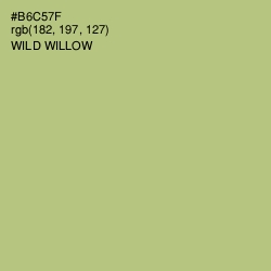 #B6C57F - Wild Willow Color Image