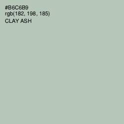 #B6C6B9 - Clay Ash Color Image