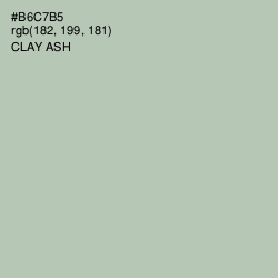 #B6C7B5 - Clay Ash Color Image