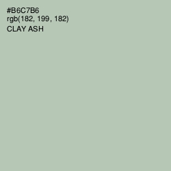#B6C7B6 - Clay Ash Color Image