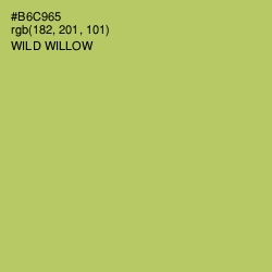 #B6C965 - Wild Willow Color Image