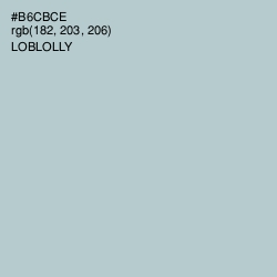 #B6CBCE - Loblolly Color Image