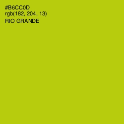 #B6CC0D - Rio Grande Color Image
